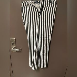 Black and White Stripped Pants